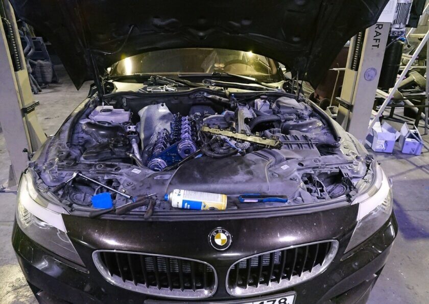 Ремонт двигателя и складной крыши BMW Z4